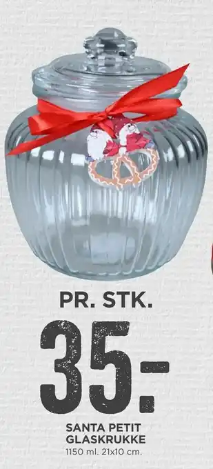 MENY Santa petit glaskrukke tilbud