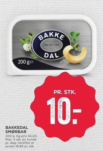 MENY Bakkedal smørbar tilbud