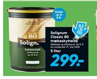 Bilka Solignum Classic 80 træbeskyttelse tilbud