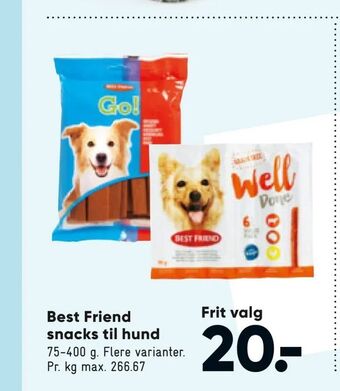 Bilka Best Friend snacks til hund tilbud