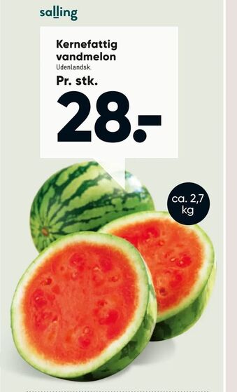 Bilka Kernefattig vandmelon tilbud