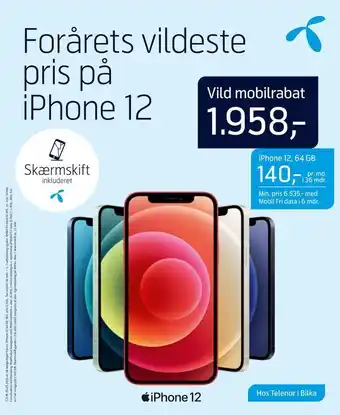 Bilka iPhone 12,00 64 GB tilbud