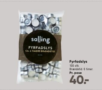 Bilka Fyrfadslys tilbud