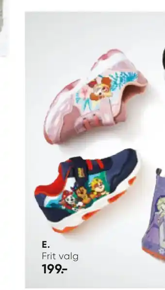 Bilka Paw Patrol sko med lys i sålen tilbud