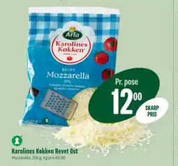 Min Købmand Revet ost Mozzarella tilbud