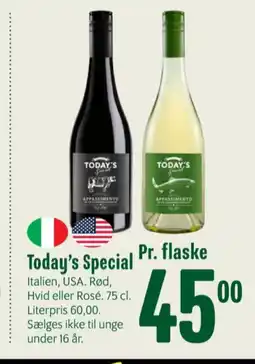 Min Købmand Italiensk Hvidvin tilbud