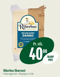 Skæreost Danbo Mellemlagret