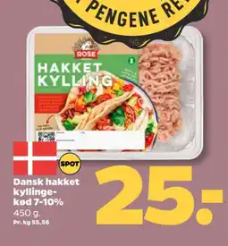 Netto Hakket kylling 7-10% tilbud
