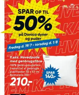 Bilka Hovedpude tilbud