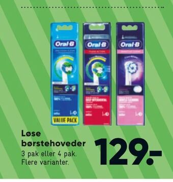 Bilka Løse børstehoveder tilbud