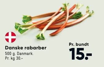 Bilka Danske rabarber tilbud