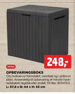 OPBEVARINGSBOKS