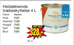 Harald Nyborg Heldækkende træbeskyttelse 4 L tilbud