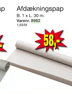 Harald Nyborg Afdækningspap tilbud