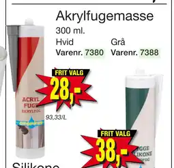 Harald Nyborg Akryl fuge masse tilbud