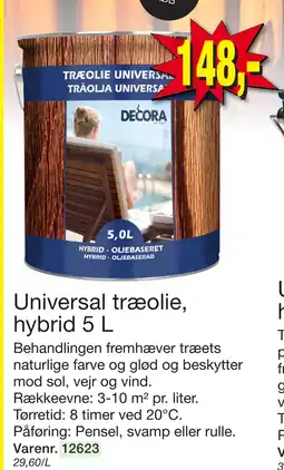 Harald Nyborg Universal træolie, hybrid 5 L tilbud