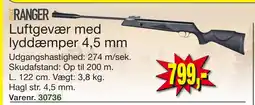 Harald Nyborg Luftgevær med lyddæmper 4,5 mm tilbud