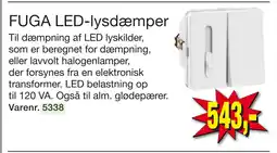 Harald Nyborg FUGA LED-lysdæmper tilbud