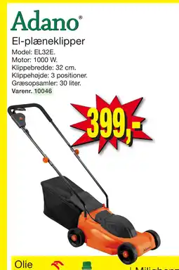 Harald Nyborg El-plæneklipper tilbud