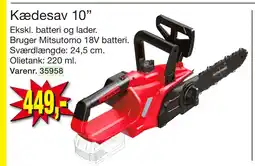 Harald Nyborg Kædesav 10” tilbud