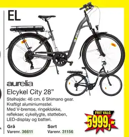 Harald Nyborg Elcykel City 28” tilbud