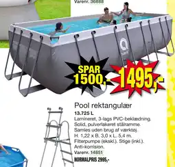 Harald Nyborg Pool rektangulær tilbud