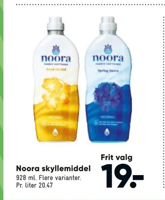 Bilka Noora skyllemiddel tilbud
