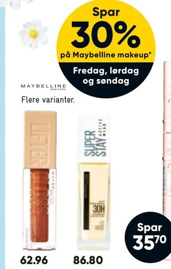 Bilka Maybelline makeup tilbud