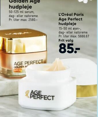 Bilka L'Oréal Paris Age Perfect hudpleje tilbud