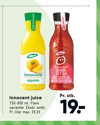 Bilka Innocent juice tilbud