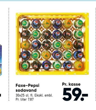 Bilka Faxe-Pepsi sodavand tilbud