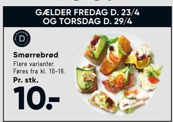 Bilka Smørrebrød tilbud