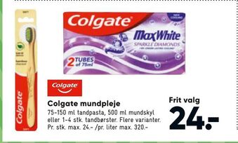 Bilka Colgate mundpleje tilbud