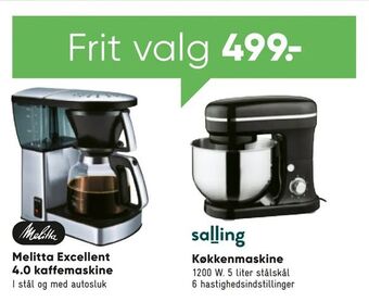 Bilka Melitta Excellent 4,0 kaffemaskine tilbud