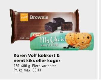 Bilka Karen Volf lækkert & nemt kiks eller kager tilbud