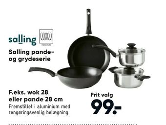 Bilka Wok 28 eller pande 28 cm tilbud