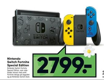 Bilka Nintendo Switch Fortnite Special Edition tilbud