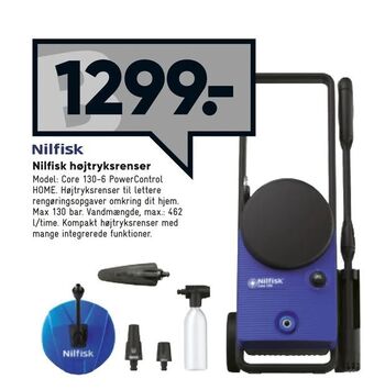 Bilka Nilfisk højtryksrenser tilbud