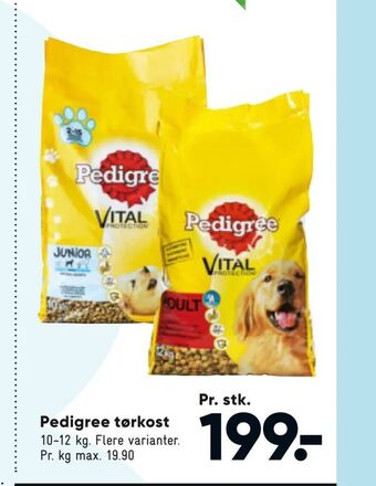 Bilka Pedigree tørkost tilbud