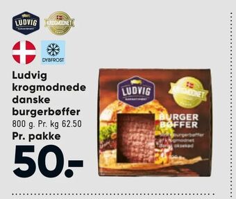 Ludvig krogmodnede danske burgerbøffer