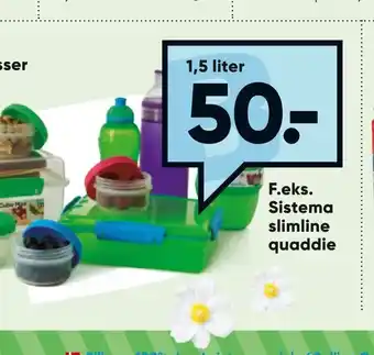 Bilka Sistema slimline quaddie tilbud