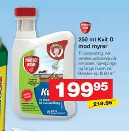 Bauhaus 250 ml Kvit D mod myrer tilbud