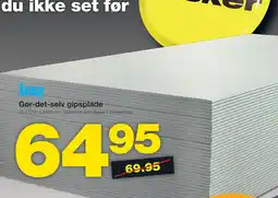 Bauhaus Gør-det-selv gipsplade tilbud