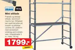 Bauhaus Mini stillads tilbud