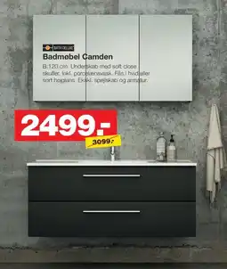 Bauhaus Badmøbel Camden tilbud