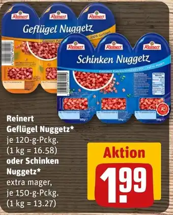 REWE DE Reinert Geflügel Nuggetz tilbud