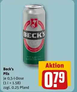 REWE DE Beck's Pils tilbud