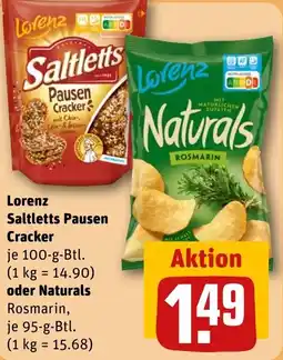 REWE DE Lorenz Saltletts Pausen Cracker tilbud