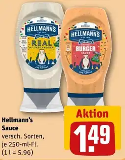 REWE DE Hellmann's Sauce versch. Sorten, tilbud
