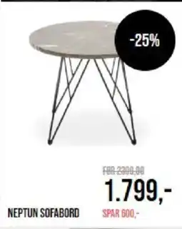 Ilva NEPTUN SOFABORD tilbud